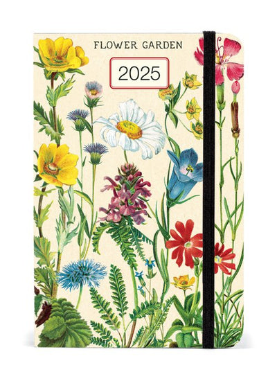 יומן כיס 2025: Flower Garden 