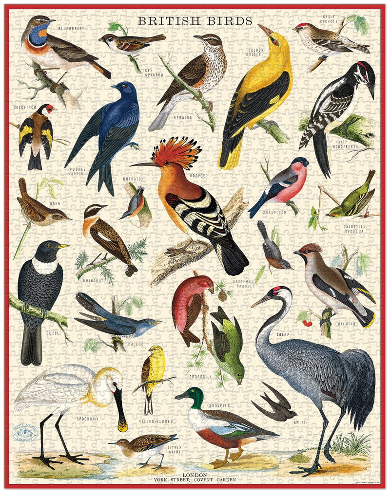 פאזל 1000 חלקים: British Birds