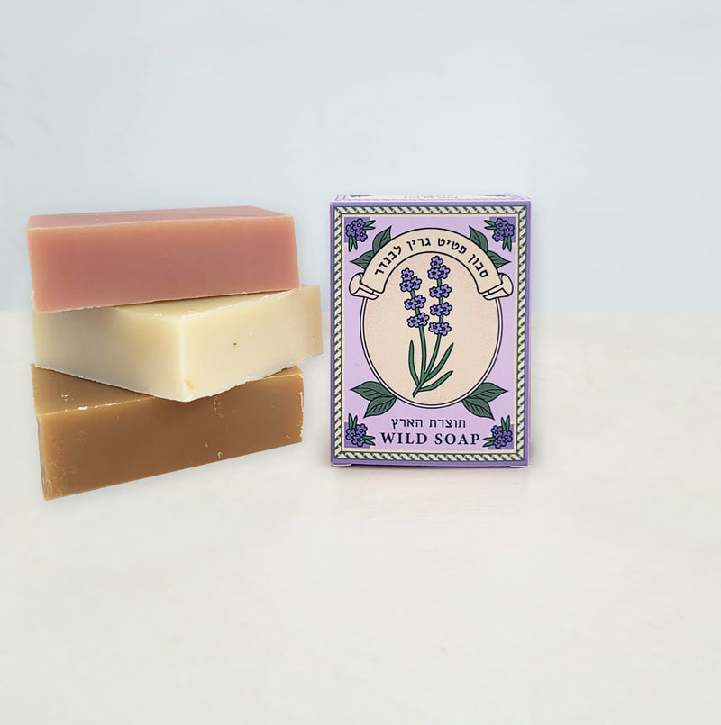 סבון 100 גרם: Wild Soap - פטיט גרין לבנדר