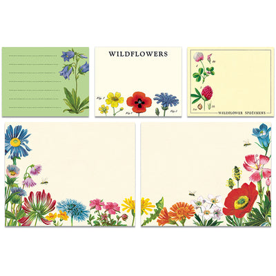 סט פתקיות דביקות : Wildflowers 